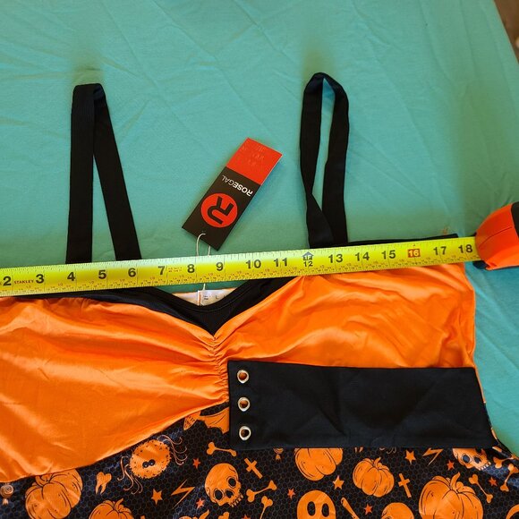 NWT Halloween Print Dress Size 12 - Picture 9 of 12